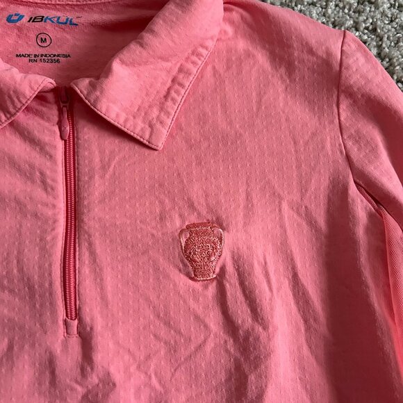 IBKUL Women's Medium Long Sleeve Polo Shirt - Picture 3 of 8